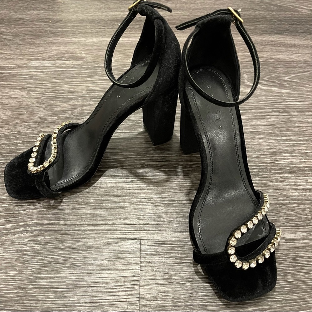 Sandro Crystal Embellishments Sandals - Picture 4 of 7